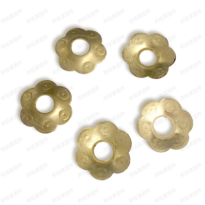 黄铜梅花垫